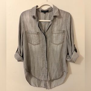Velvet Heart Light Gray Blouse